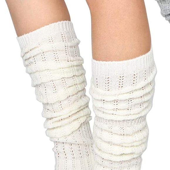 Over The Knee Slouch Socks Boot Socks Slouchy Socks Knee Socks 2 Pair - Picture 6 of 12